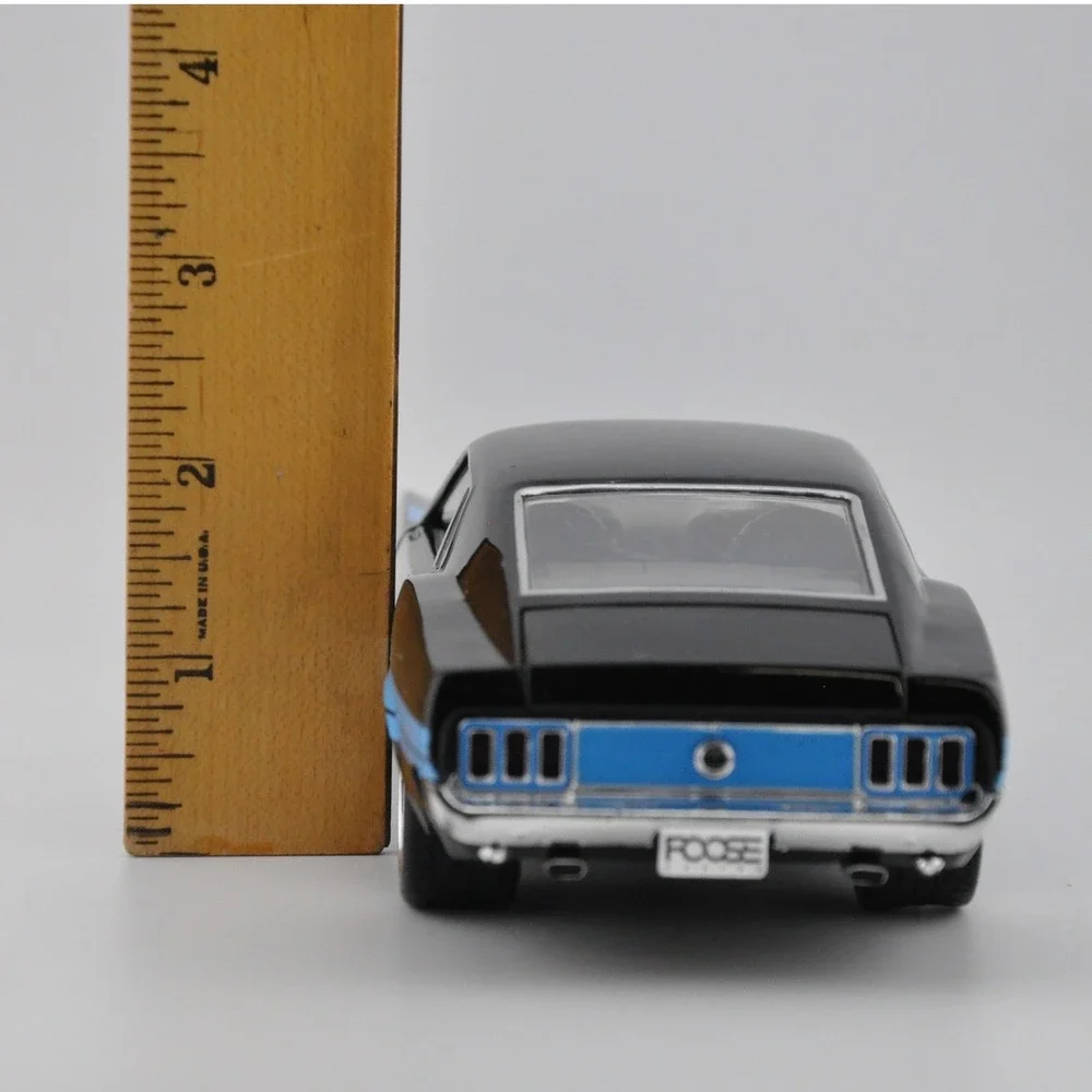 M2 Machines 1970‎ Ford Mustang Foose Black Blue Excellent Diecast Car